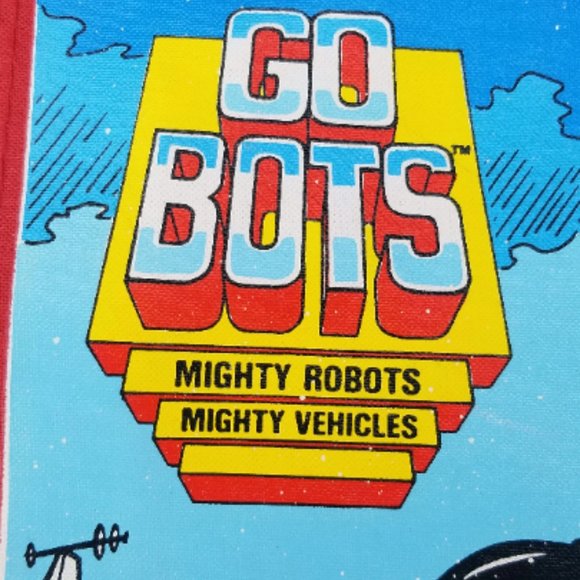 Rare 1984 Vintage Tonka Go Bots Tote Bag Canvas 80s Kid Nostalgia - Picture 2 of 8